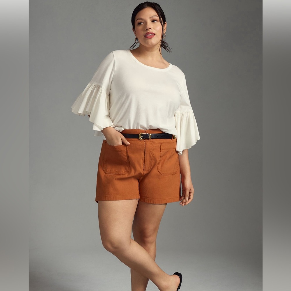 Maeve Ruffle-Sleeve Tee - Picture 2 of 3